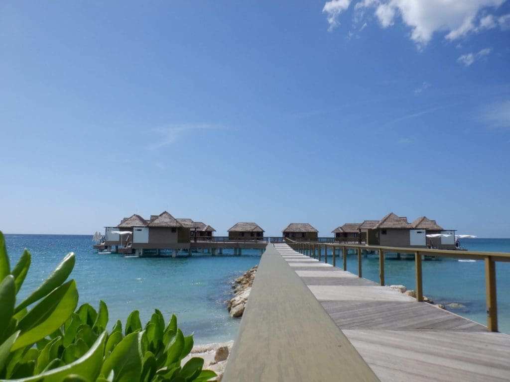 Over the water Bungalows in Jamaica