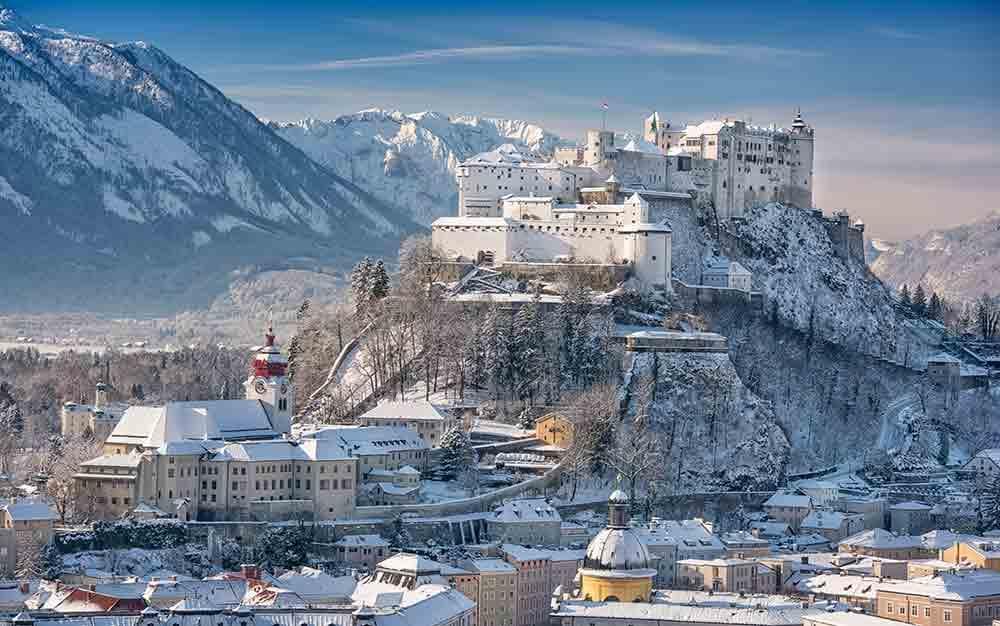 Salzburg in the Snow