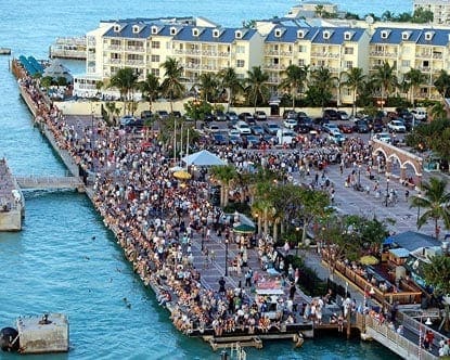 Mallory Square in Key West, Florida