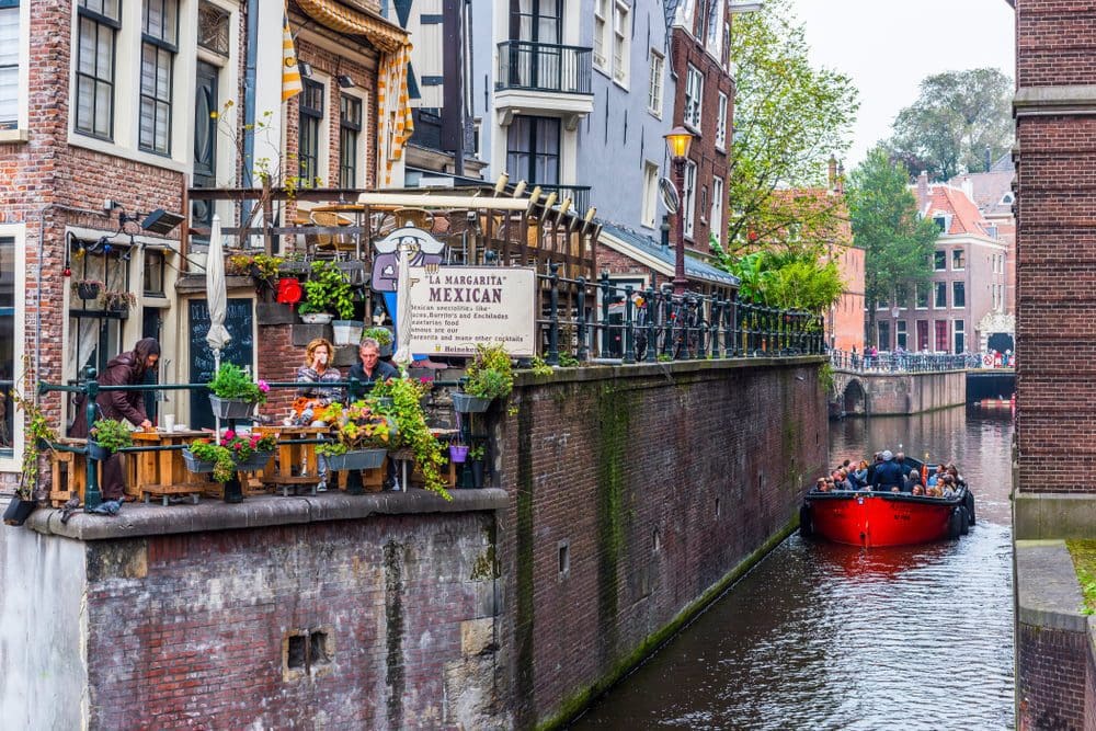 Canal ride in Amsterdam