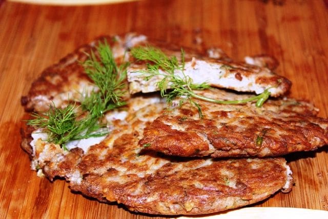 Georgian Potato Walnut Pancake