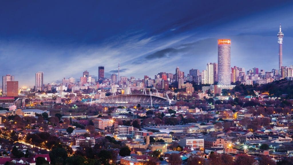 Johannesburg in South Africa