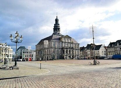 Market Square and City Hall in Maastricht, Netherlands
