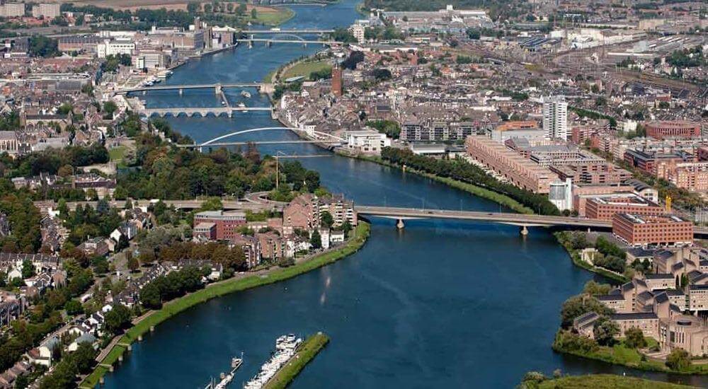 Maastricht on the Meuse river