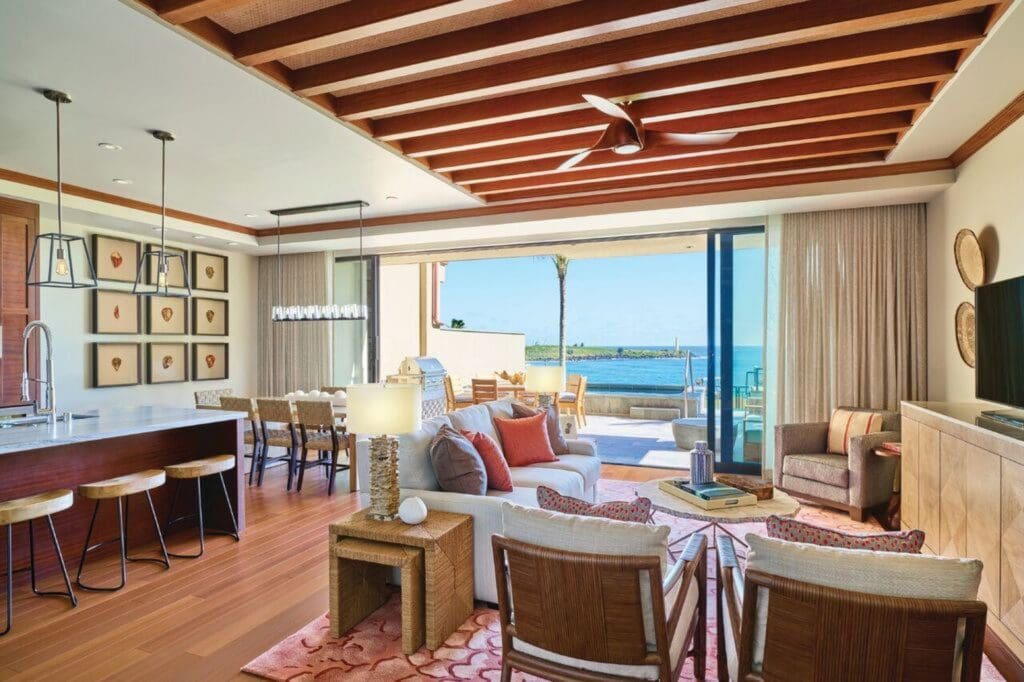 Villa living space