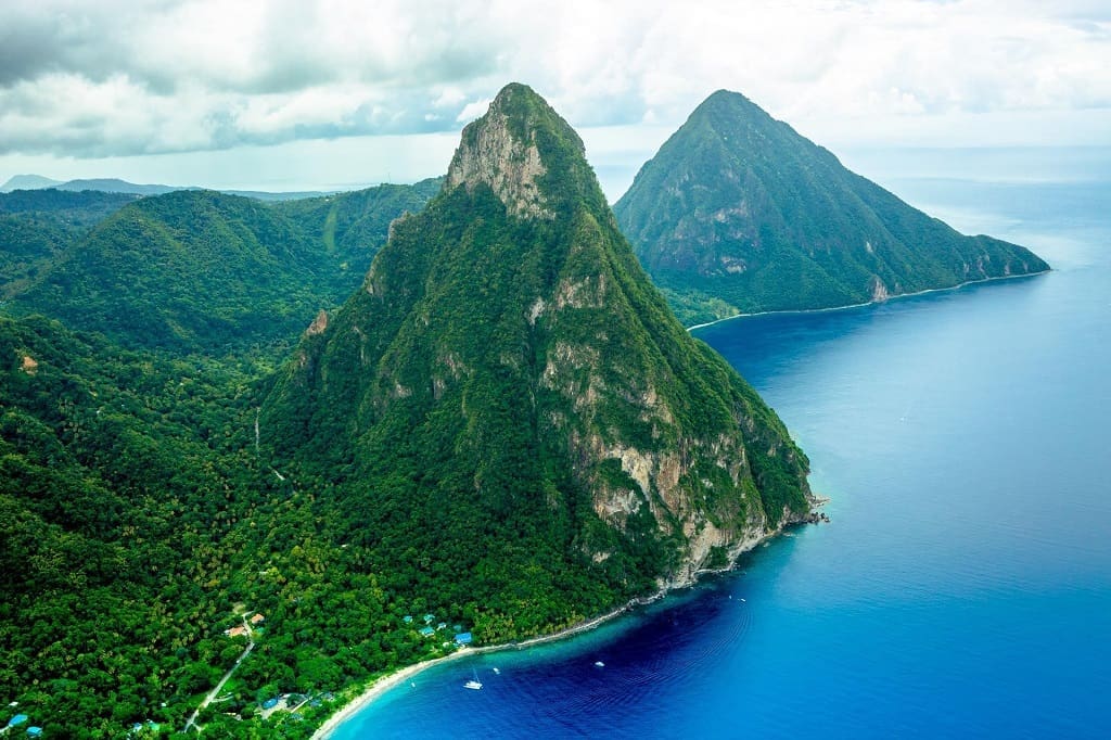 Pitons in St. Lucia